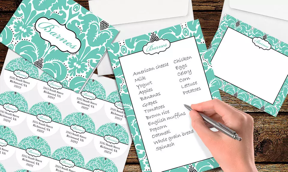 One, Two, or Three Personalized Stationery Bundles from Paper Concierge (Up to 79% Off)  - Primary Image