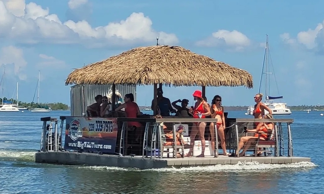 90-Min Sunset or 3-Hour Family Friendly Tiki Tours at Fort Myers Beach