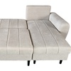 Image 9: DS Living Sienna 3 Seater Corner Sofa Bed with Storage