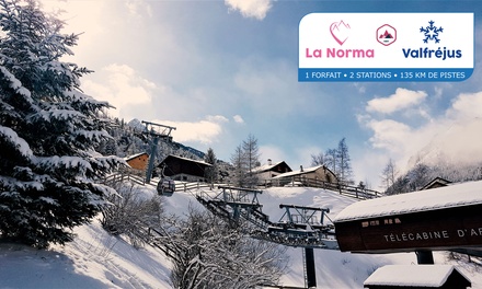 Forfait de ski : Offre limitée - Forfait 1 jour / Du 7 mars au 10 avril 2026 - Stations La Norma & Valfréjus