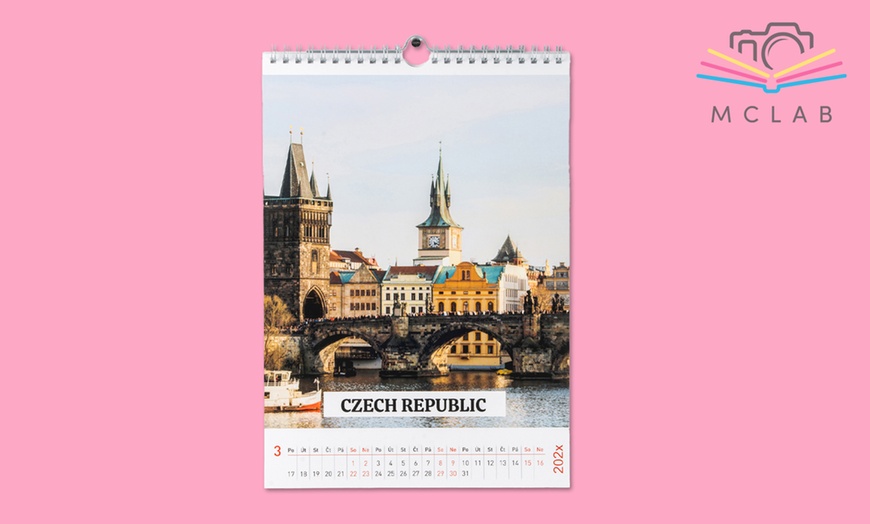 Image 3: Personalisierbarer Wandkalender A4, Wandkalender A3 oder Tischkalender