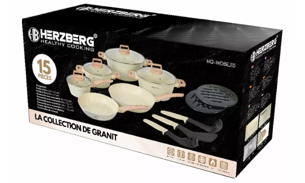 Juego de batería de cocina Herzberg