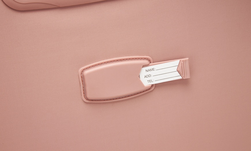 Image 22: Maleta blanda ligera de 20 pulgadas con neceser extraíble