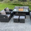 Image 2: Deluxe 10-Seater Rattan Garden Furniture Set