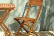 3-Piece Acacia Wood Folding Garden Bistro Set - Image 5