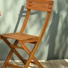 Image 5: 3-Piece Acacia Wood Folding Garden Bistro Set
