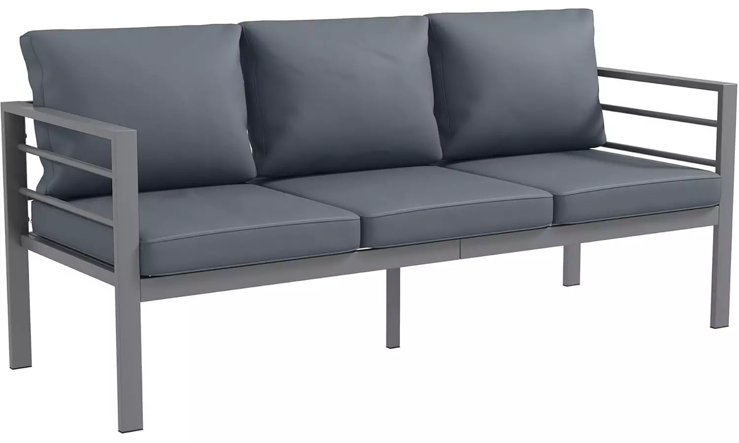 Outsunny Outdoor Bench, Picnic, Wooden or Aluminium