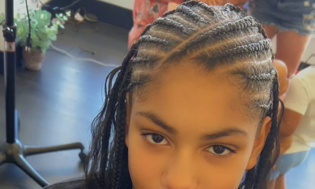 Get stylish Kids Braids, Kids or Teen Knotless Braids