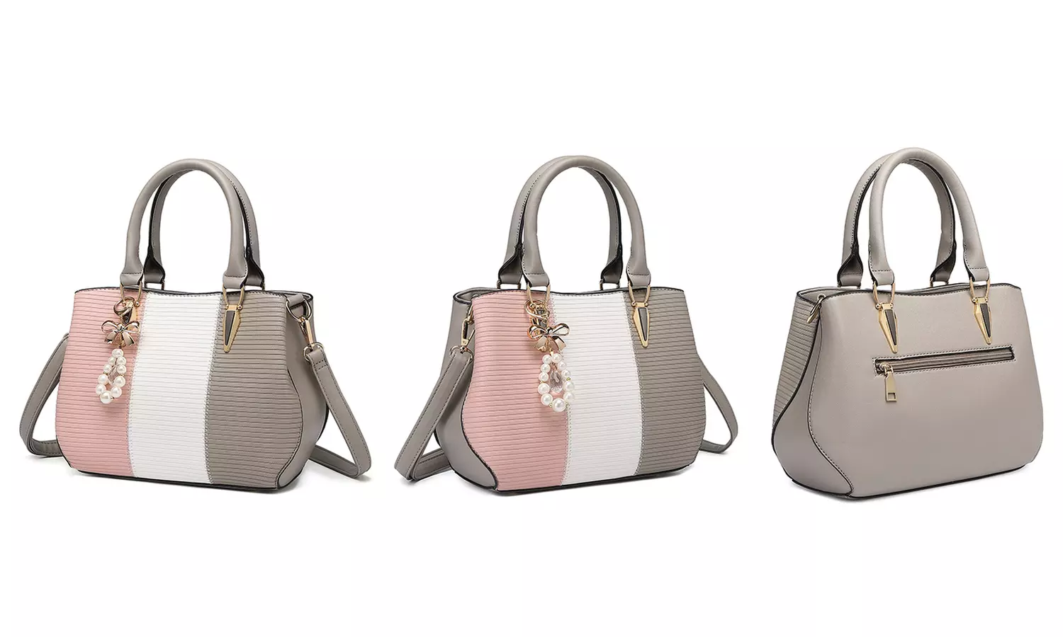 Borsa in pelle con tracolla o manico superiore