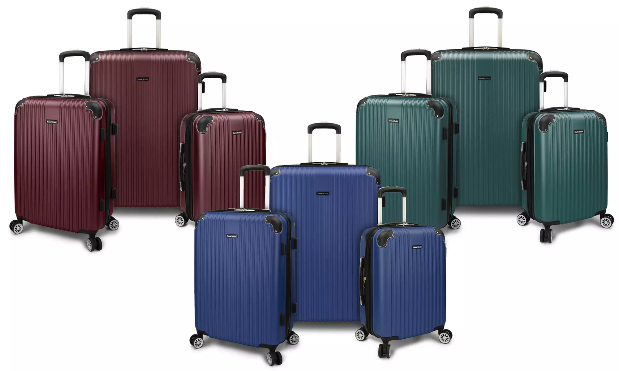 Traveler's Choice Austin Hardside Expandable Dual-Spinner Luggage Set (3-Piece) - Primary Image