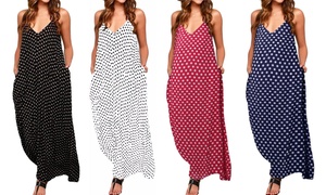 Polka Dot Maxi Dress