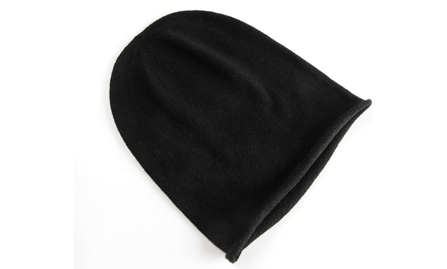 Image 10: 1 oder 2x Unisex-Beanie aus 100 % Wolle