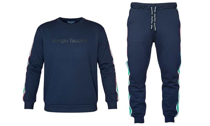 Image 3: Tuta uomo Sergio Tacchini in cotone felpato