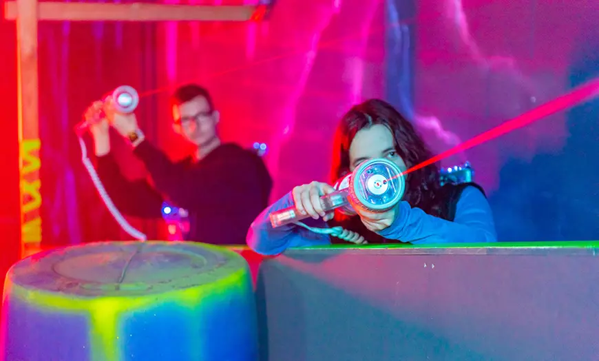 Image 1: Thrilling 2 x Laser Quest Games For One, Two, Four or Six Players 