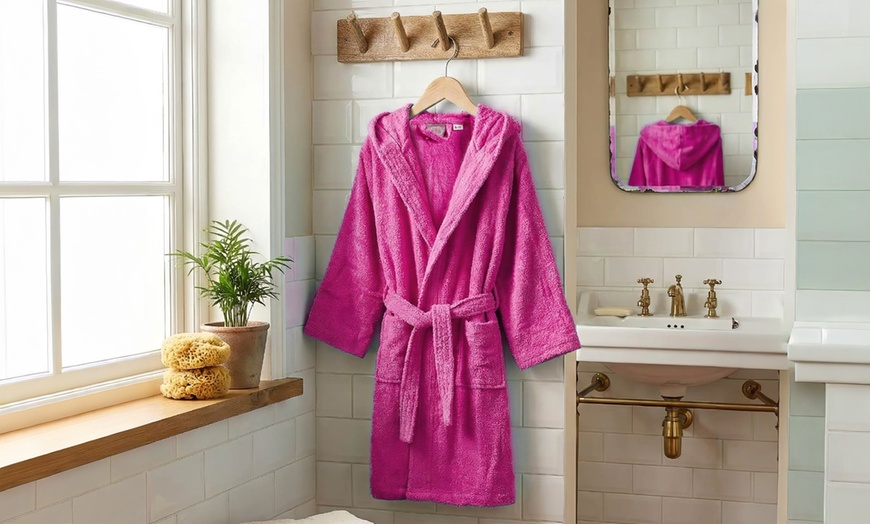 Image 16: Peignoir enfant en éponge