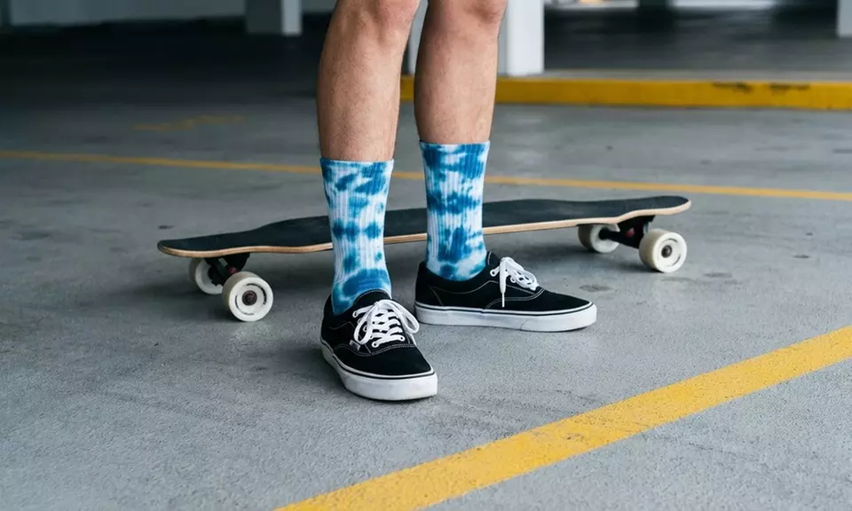 Tie Dye Crew Socks