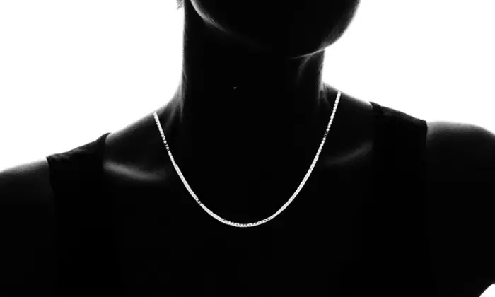 Solid Italian Sterling Silver Chain Set (2-Pack)