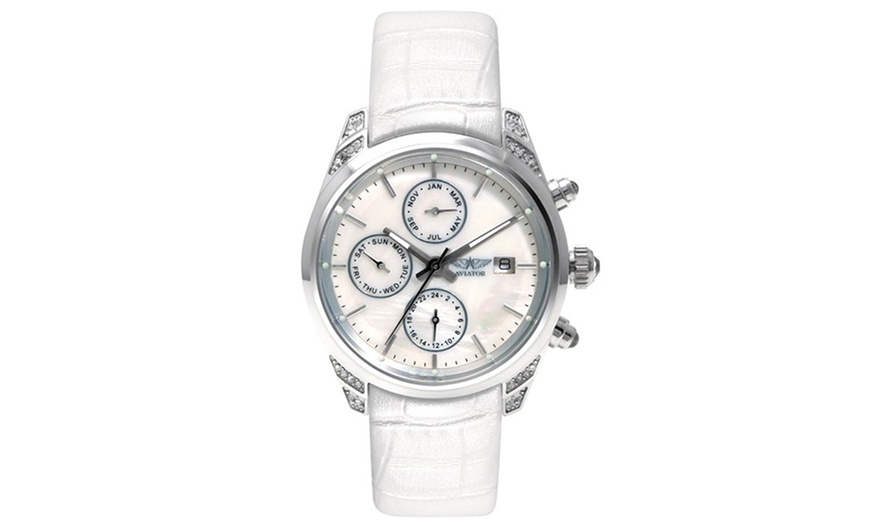 Image 8: Aviator Ladies' Wrist Watch