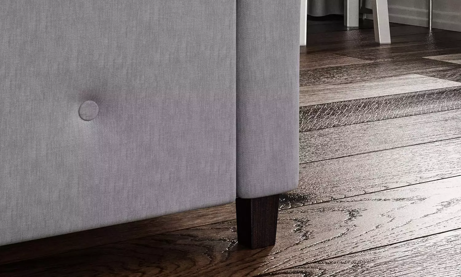 Seville Crushed Velvet or Linen Ottoman Storage Chest