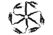 Bed Suspender Straps Mattress Fastener 6 Sides Holder Grippers Sheet Clips - Second Medium