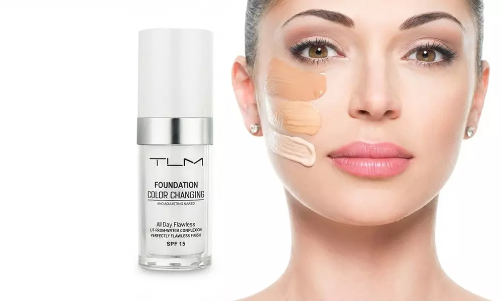 Kleurveranderende foundation van 30 ml. van het merk TLM