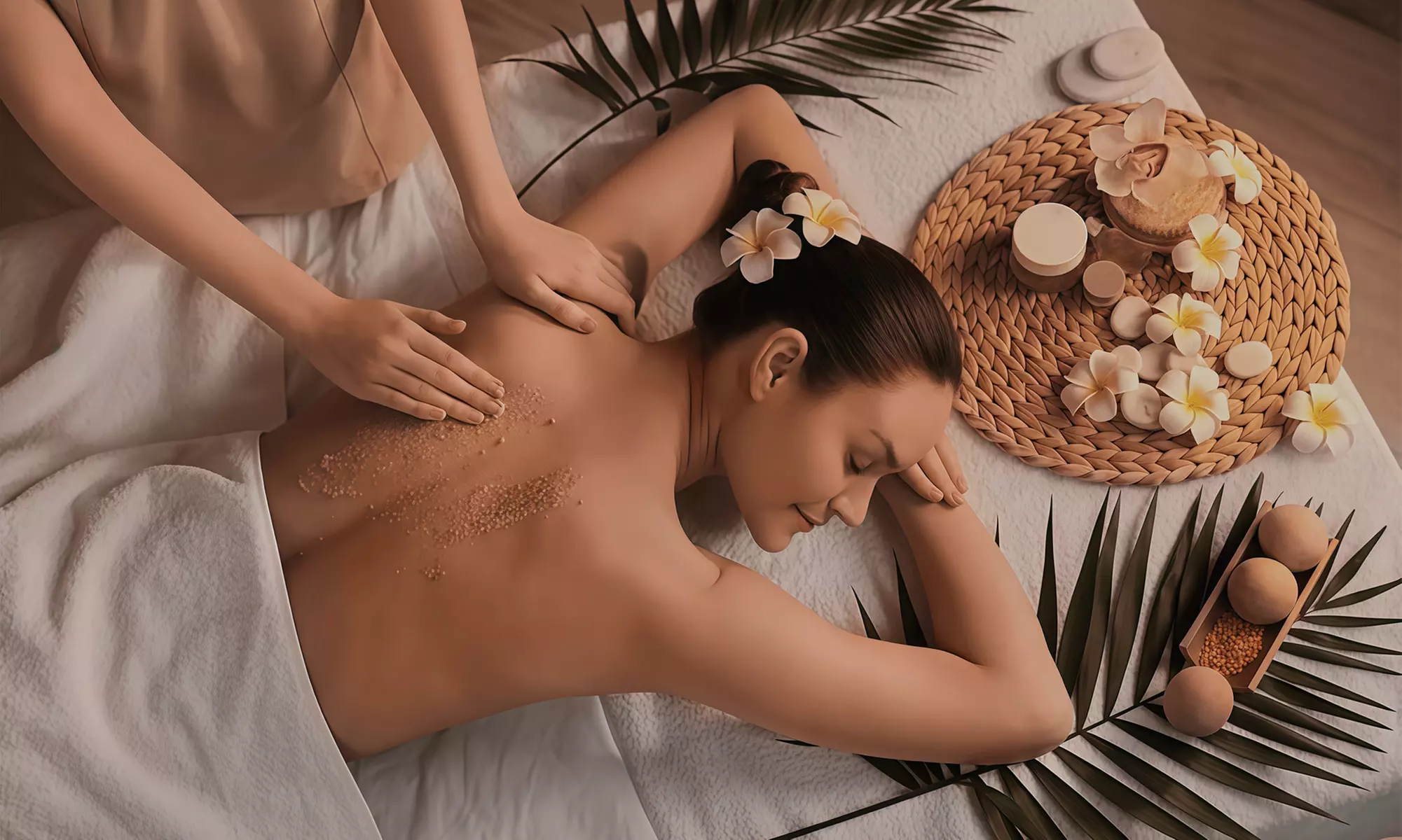 90-Minute Body Scrub with Exfoliation, Steam Therapy, Hot Stone & More