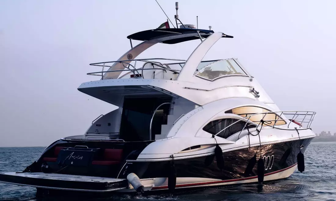 Luxury 50 Ft Yacht Cruise for Up to 15 Guests in Dubai Marina