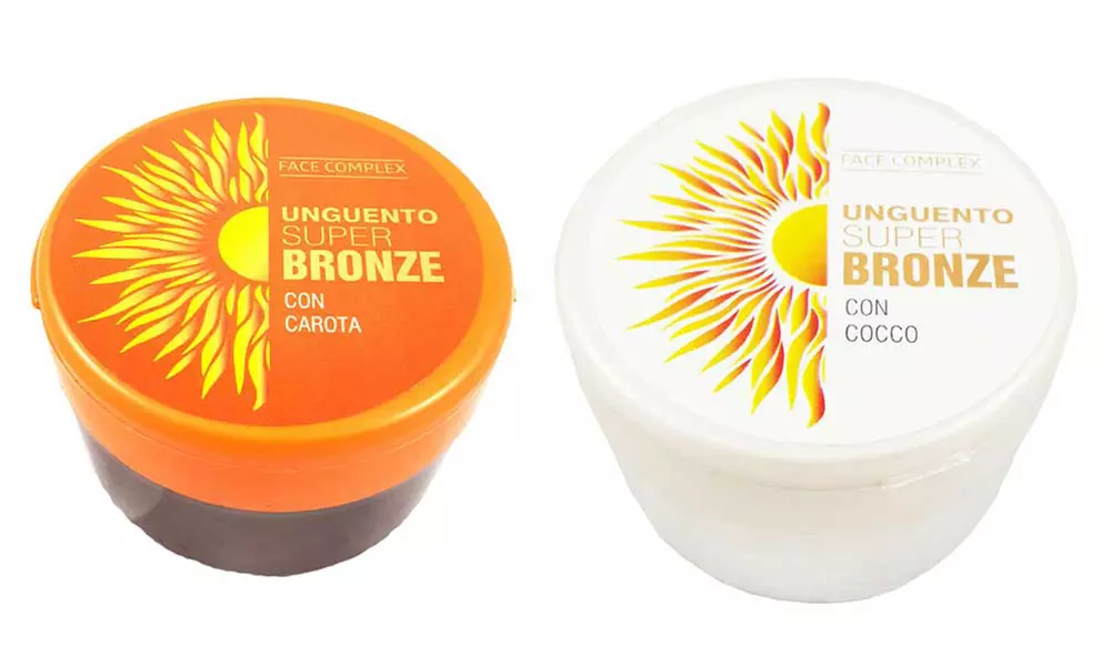 2 o 3 confezioni di unguento super bronze Face Complex