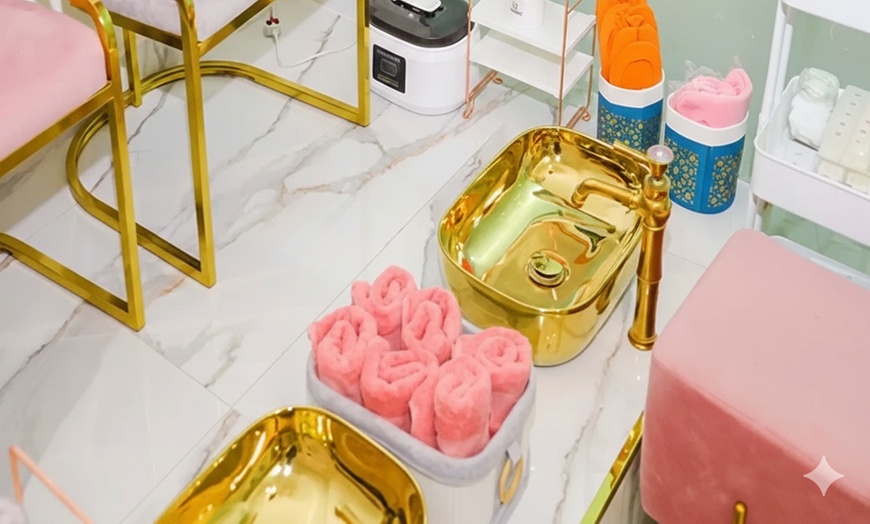 Image 4: Classic or Gelish Manicure & Pedicure with Blow-Dry Packages