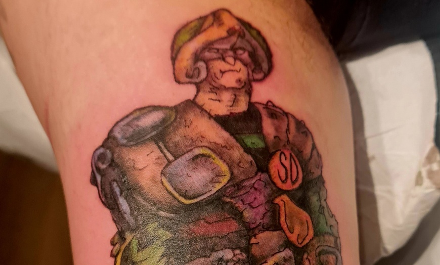 Image 13: Transform Your Skin with a Palm Size Tattoo or Day Session