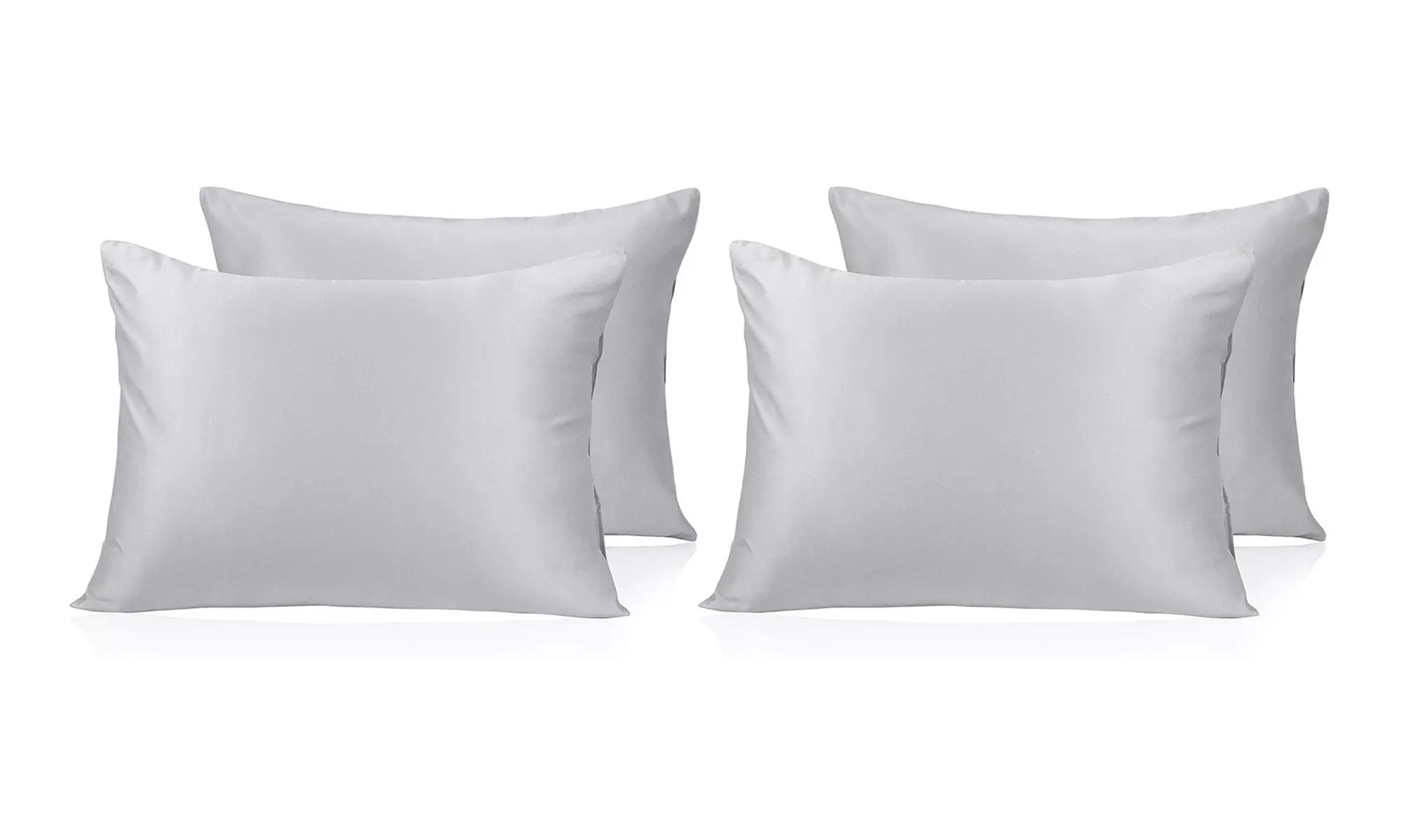  2-4 Pack Bridal Satin Hair Care Pillowcases Case for Hair Skin