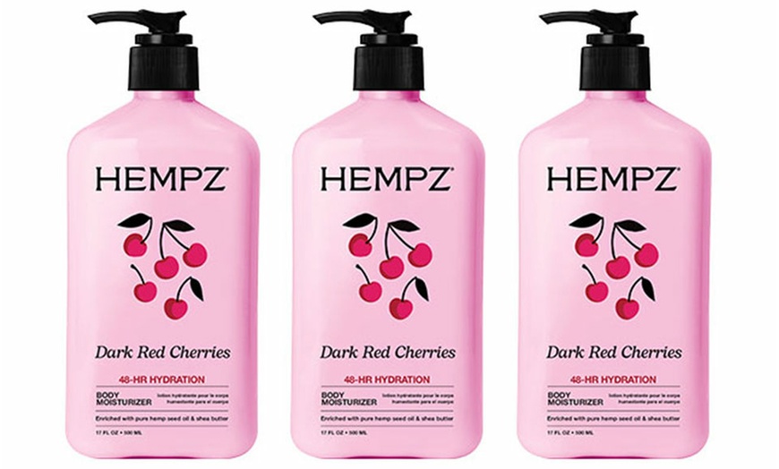 Image 9: Hempz Herbal Body Moisturizer Lotion 17oz each (2 or 3 Pack) 