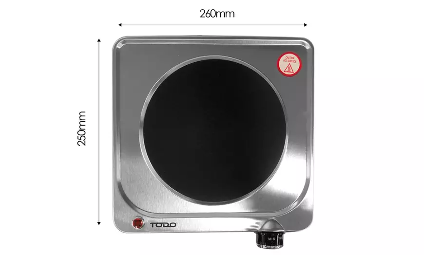 Image 3: TODO Electric Cooktop Range with Multiple Hotplate Options