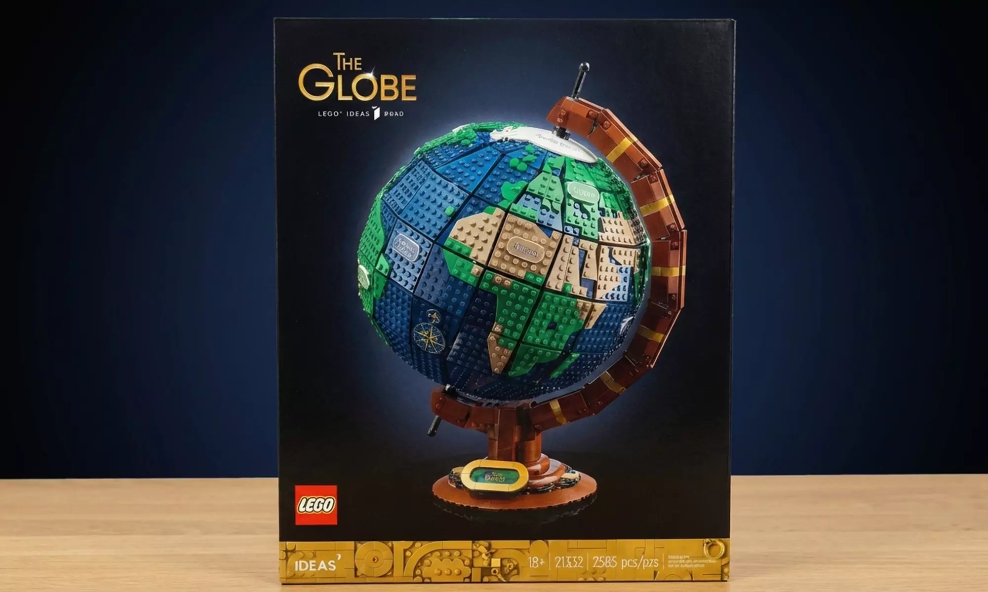 LEGO Ideas The Globe, Detailed Buildable Display Piece - Primary Image