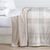 Image 25: Plaid réversible sherpa et microfibre