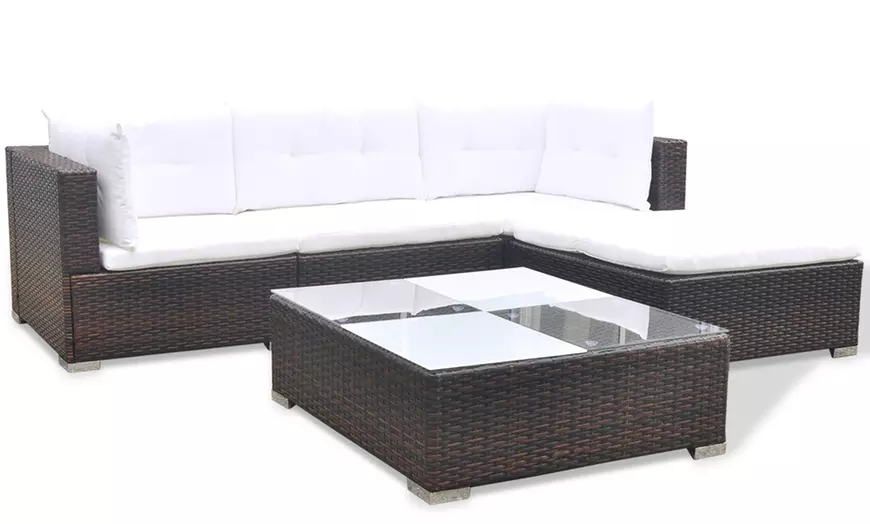 Image 3: Tuinset poly rattan