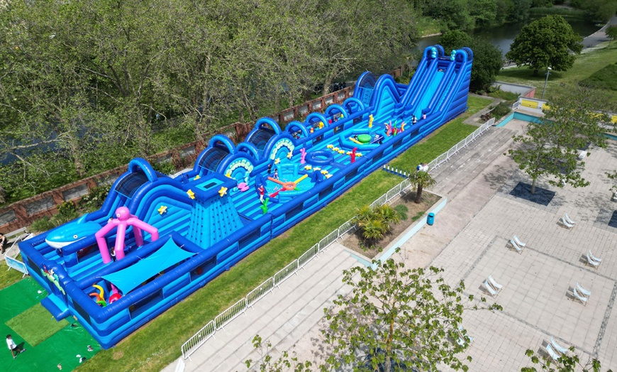 Image 1: Delight in 40-Min for 1 Family, 1 Adult, or 1 Child Bounsea Adventure