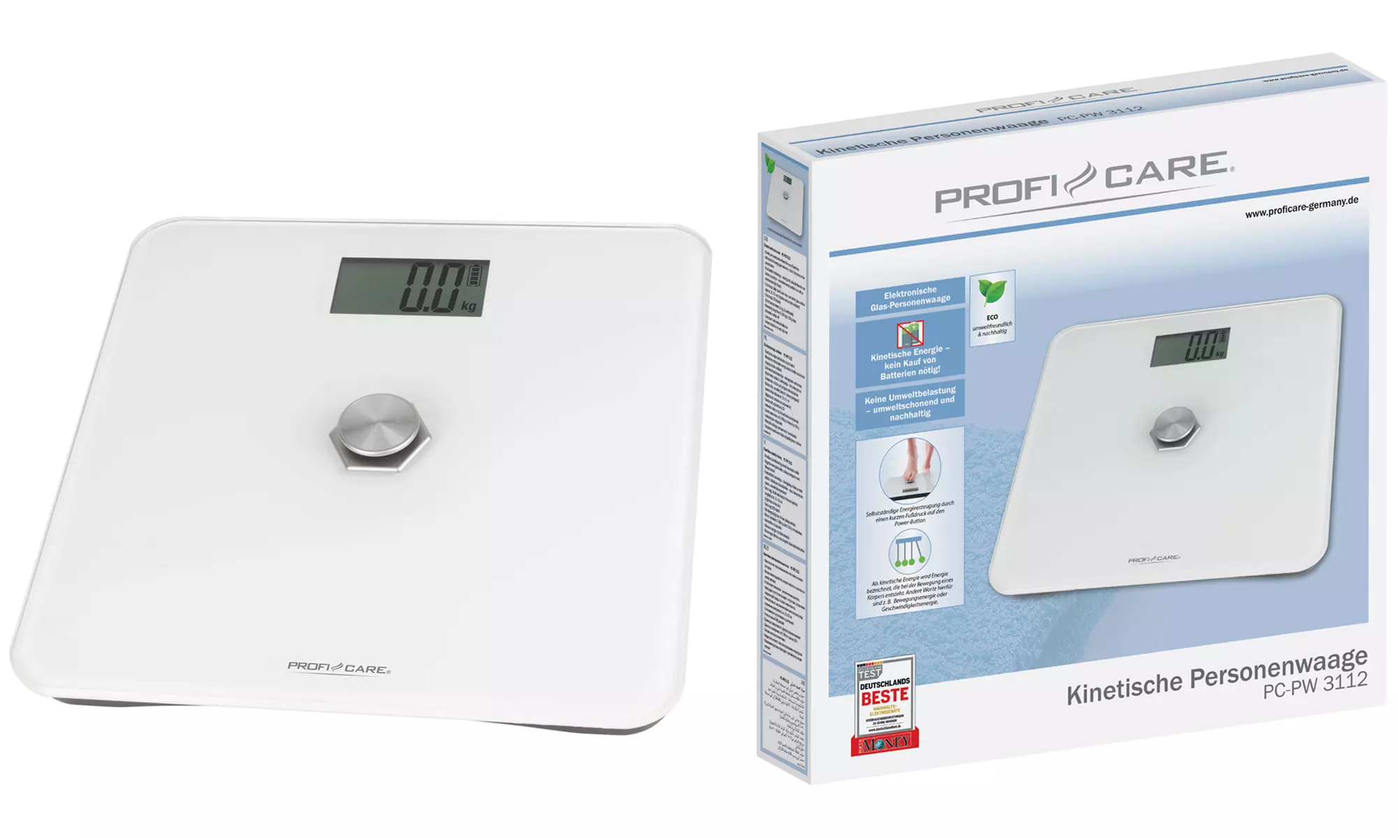 Báscula electrónica con diseño elegante de ProfiCare