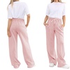 Image 10: Plain and Seam Front Wide Leg Trousers