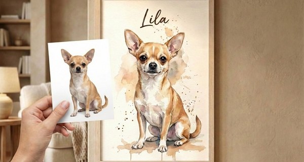 Everlasting Pet Portraits: Custom Watercolor Memorials & Gifts