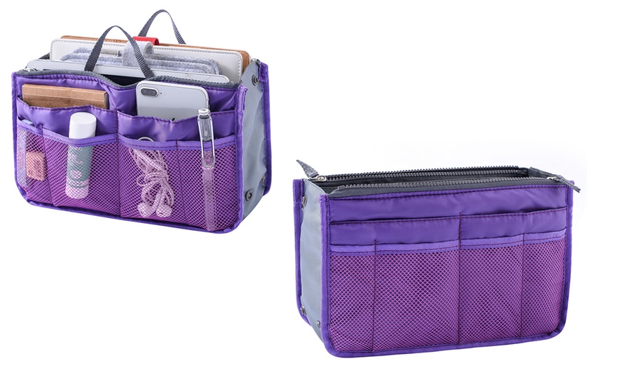Image 6: 1 o 2 organizadores para bolso con múltiples compartimentos