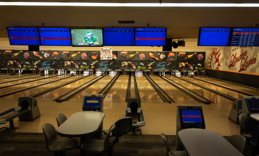 Image 2: Enjoy 60- or 90-Min Unlimited Bowling for Five People At Linden Lanes