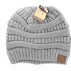 Image 22: Cheveux Corp. Women's Solid Classic CC Beanie