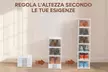Organizador de zapatos con 6 cajas apilables con cierre frontal transparente - Image 5