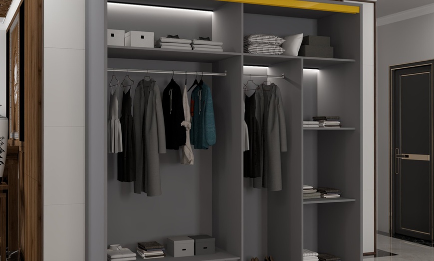 Image 14: Sliding Wardrobes 4U Sliding Double Door Wardrobe