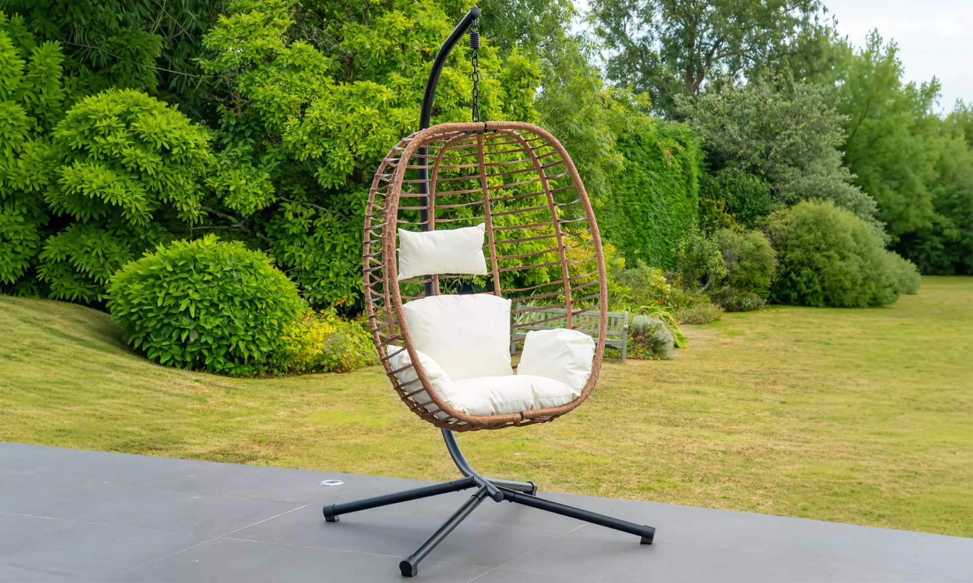 Artemis Home Wilton Outdoor Hanging Egg Pod Chair