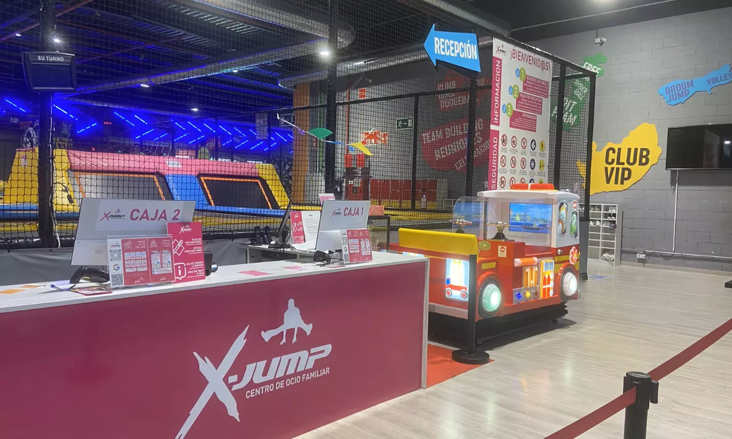 1 o 2 horas de saltos en camas elásticas