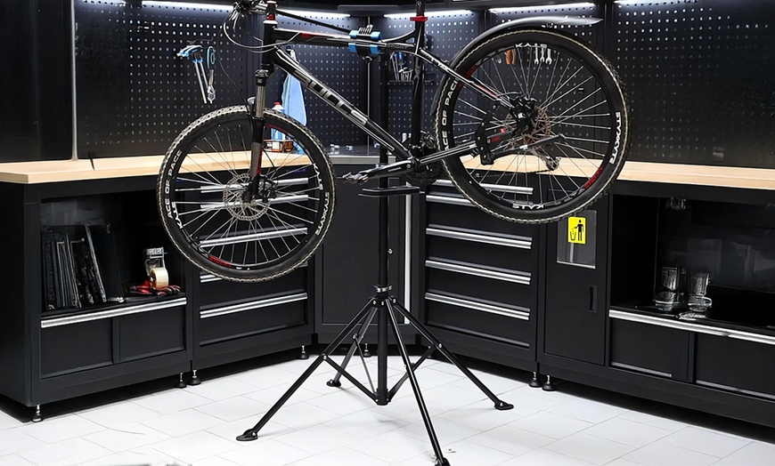 Image 1: Set di 2 portabici o supporto per riparazione