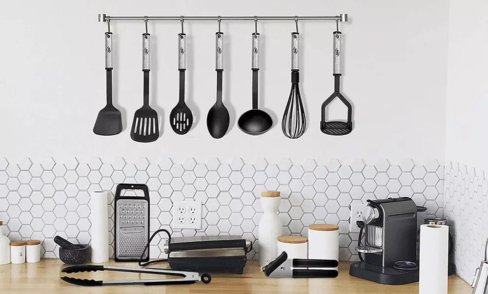 JoyTable  24 PCS Kitchen Cooking Utensil Set -Nylon Stainless Steel, Non-Stick