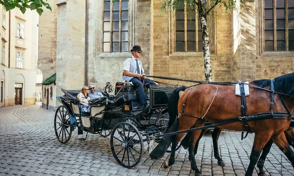 Romantic Cinderella Carriage Ride with Chocolates and Roses for a Fairytale Experience